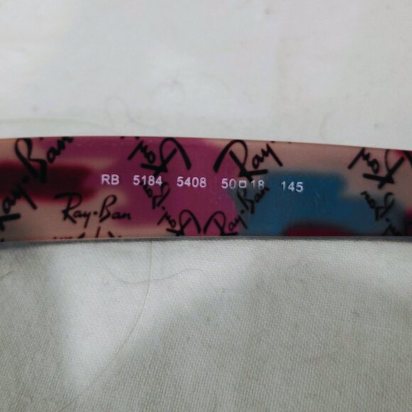 Ray-Ban RB5184 Eyeglasses Matte Purple - Picture 8 of 8
